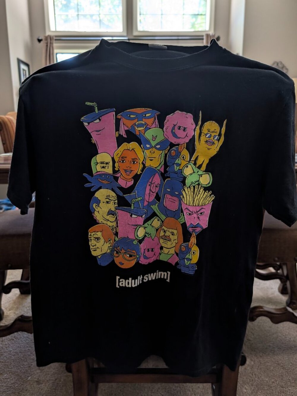 Official Adult Swim x Carl's Jr. Hardee's employee promotional M t-shirt ATHF